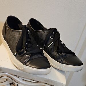Michael Kors Black and White Athletic Shoes